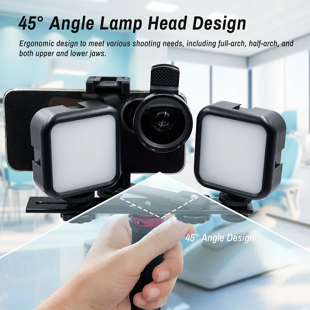 Twin Light For Mobile Dental Photography